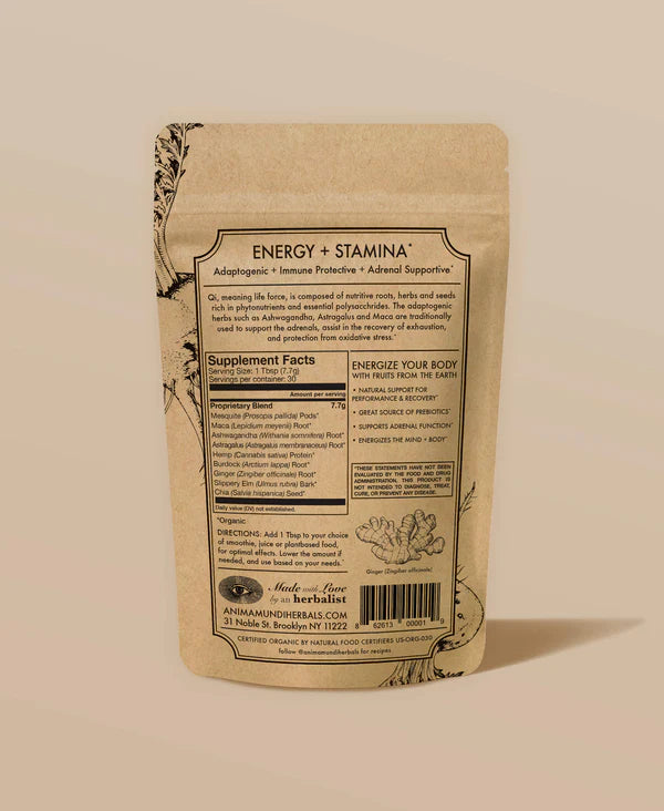 Anima Mundi QI essential nutrients