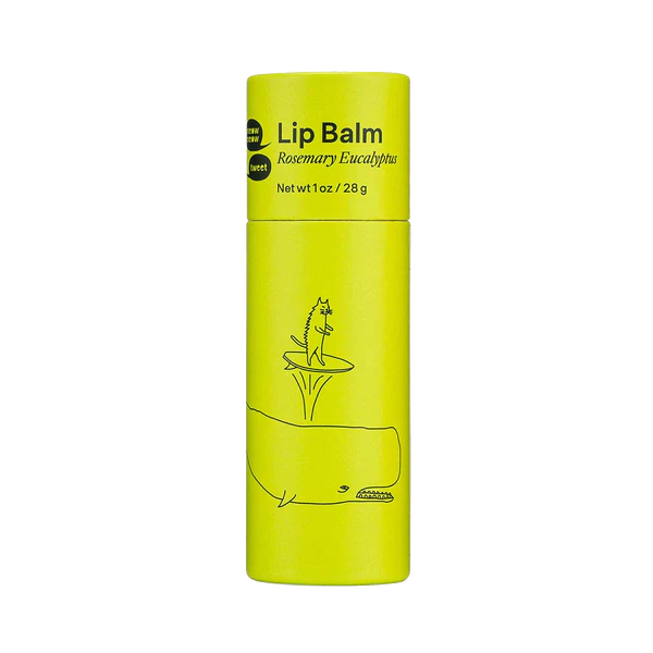 Meow Meow Tweet Vegan Lip Balm Rosemary Eucalyptus