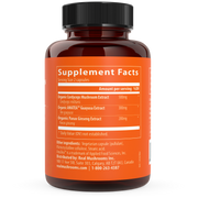 Real Mushrooms Real Boost Supplement Facts