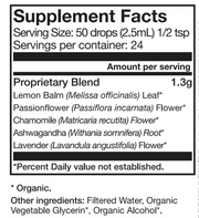 Anima Mundi Relax Tonic Supplement Facts