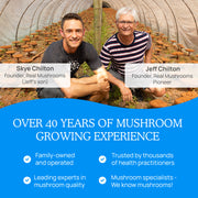 REAL MUSHROOMS history of mushroom growing experience 