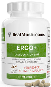 Real Mushrooms Ergo+ Ergothioneine Supplement
