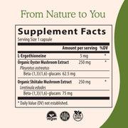 Ergo+ Ergothioneine Supplement Facts