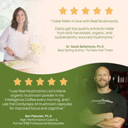 Real Mushrooms Ergo+ Ergothioneine Supplement Costumer Feedback