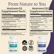 Real Mushrooms D2Z Supplement Facts 