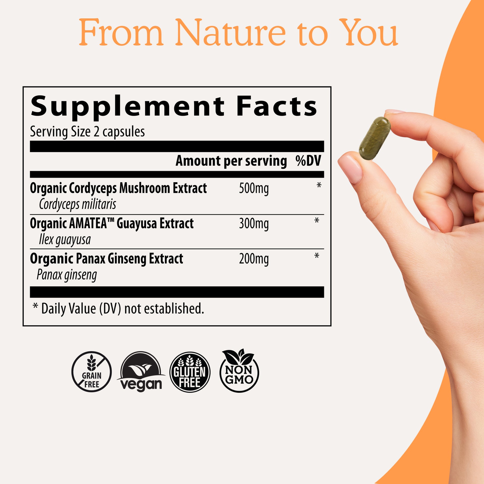 RealBoost Supplement facts 