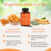 REAL MUSHROOMS RealBoost - Other Benefits 