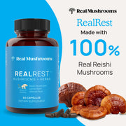 RealRest is made up with a 100% real Reishi mushrooms