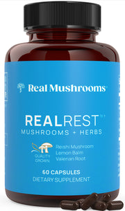 REAL MUSHROOMS RealRest - Reishi, Valerian and Lemon Balm