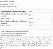 Ergo+ Ergothioneine Supplement 