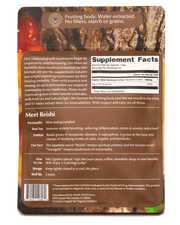 Mystic Mushrooms Reishi Supplement Facts