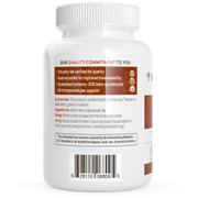 Real Mushrooms Organic Reishi Mushroom Capsules Back Label