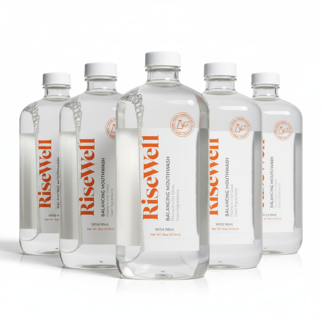 5 Packs of RiseWell Ph Balancing Mouthwash 