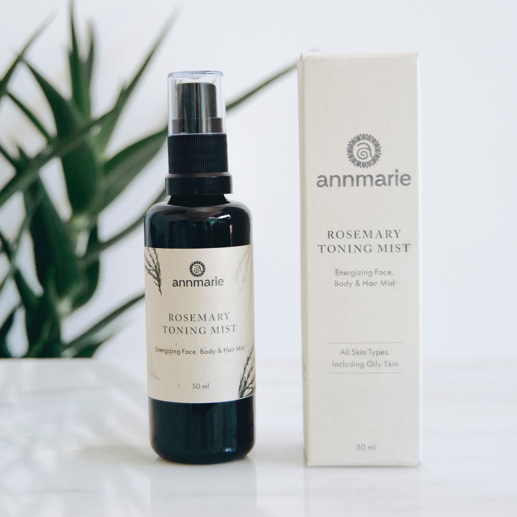 Annmarie Rosemary Toning Mist aloe vera-based facial toner with botanical ingredients
