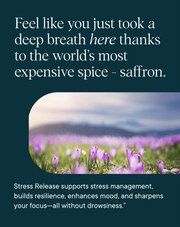 Ora Organic Stress Support - Deep breath here thanks to the worlds most expensive spice - saffron