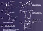Steps on Installing HarthYourHome Sleep Mode Bed Light - Under Bed Strip Lighting