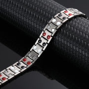 HealthyLine Stainless Steel Energy Bracelet 4-in-1. 2 Colors available. Model B049