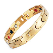 HealthyLine Stainless Steel Energy Bracelet 4-in-1. 2 Colors available. Model B113