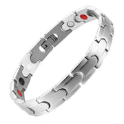 HealthyLine Stainless Steel Energy Bracelet 4-in-1. 2 Colors available. Model B113