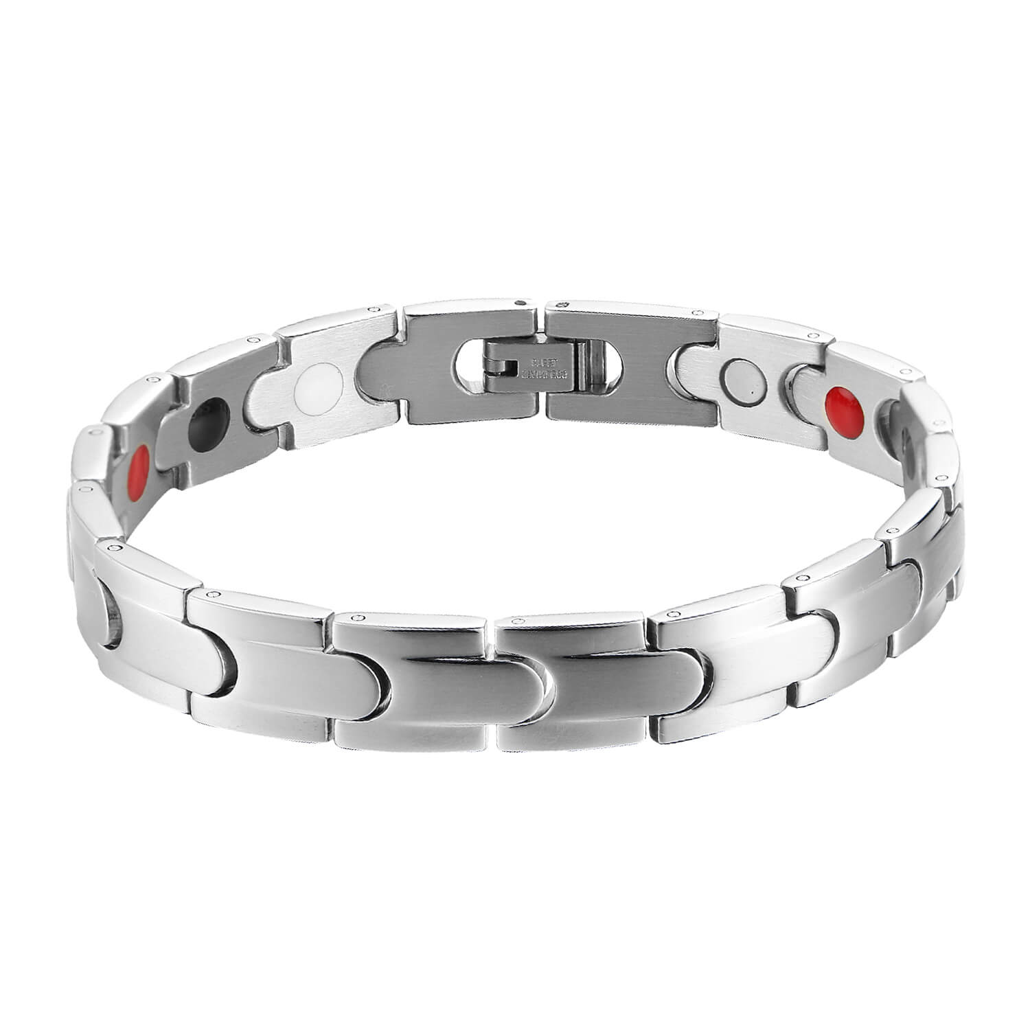 HealthyLine Stainless Steel Energy Bracelet 4-in-1. 2 Colors available. Model B113
