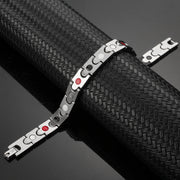 HealthyLine Stainless Steel Energy Bracelet 4-in-1. 2 Colors available. Model B113