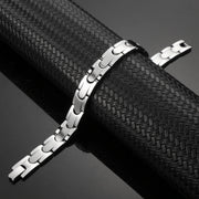 HealthyLine Stainless Steel Energy Bracelet 4-in-1. 2 Colors available. Model B113
