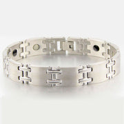 HealthyLine Stainless Steel Energy Bracelet 4-in-1. 2 Colors available. Model B005