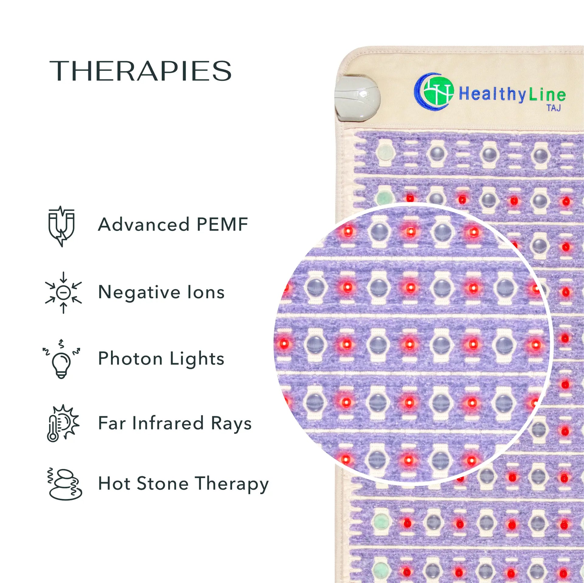 HealthyLine The TAJ Bed Series - Mattress Toppers