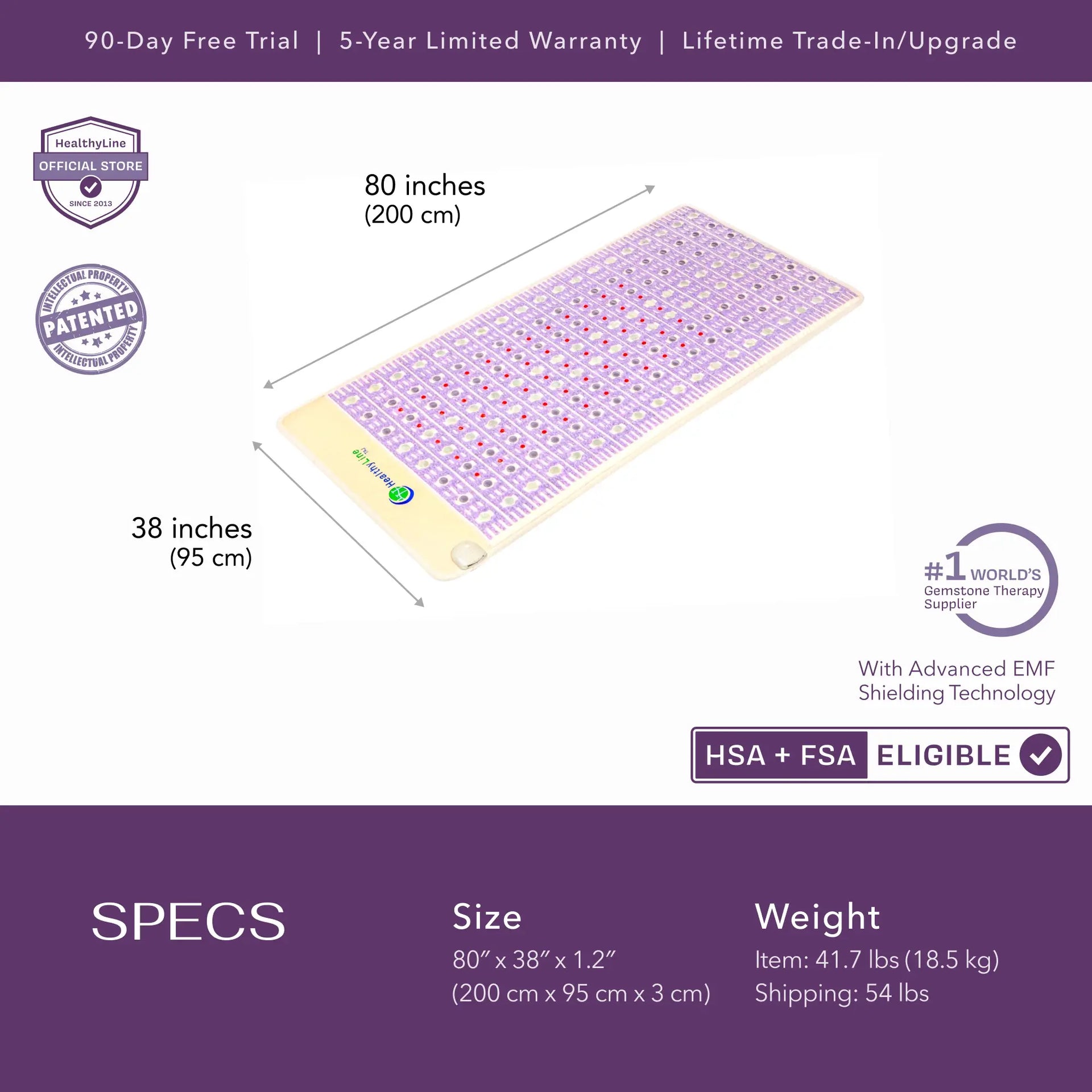 HealthyLine The TAJ Bed Series - Mattress Toppers