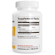 Real Mushrooms Organic Tremella Extract Capsules Supplement Facts