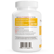 Real Mushrooms Organic Tremella Extract Capsules Back Label