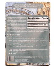 Mystic Mushrooms Turkey Tail Supplement Facts