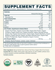 Vanilla_CHai Supplement Facts