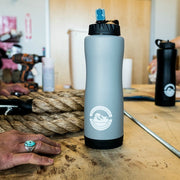 Gray Vostok Vacuum Insulated Stainless Steel 34oz Epic Water Filter 