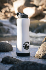 White Vostok Vacuum Insulated Stainless Steel 34oz Epic Water Filter