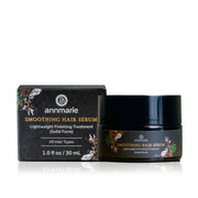 Annmarie Smoothing Hair Serum with retail packaging and botanical hair care formula