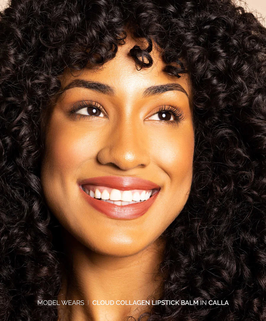Enhance your beauty with Fitglow Beauty Cloud Collagen Lipstick + Cheek Balm in Calla