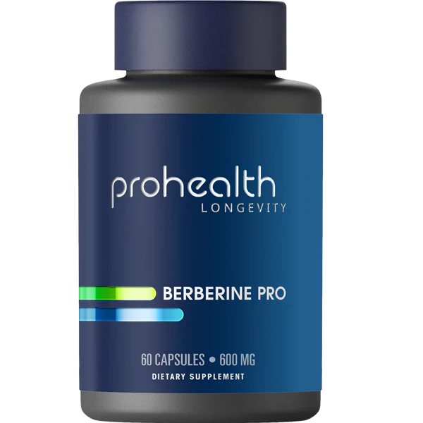Prohealth Longevity Berberine Pro - 1,200 mg per day, 60 capsules