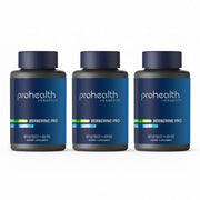 Three bottles of Prohealth Longevity Berberine Pro - 1,200 mg per day, 60 capsules