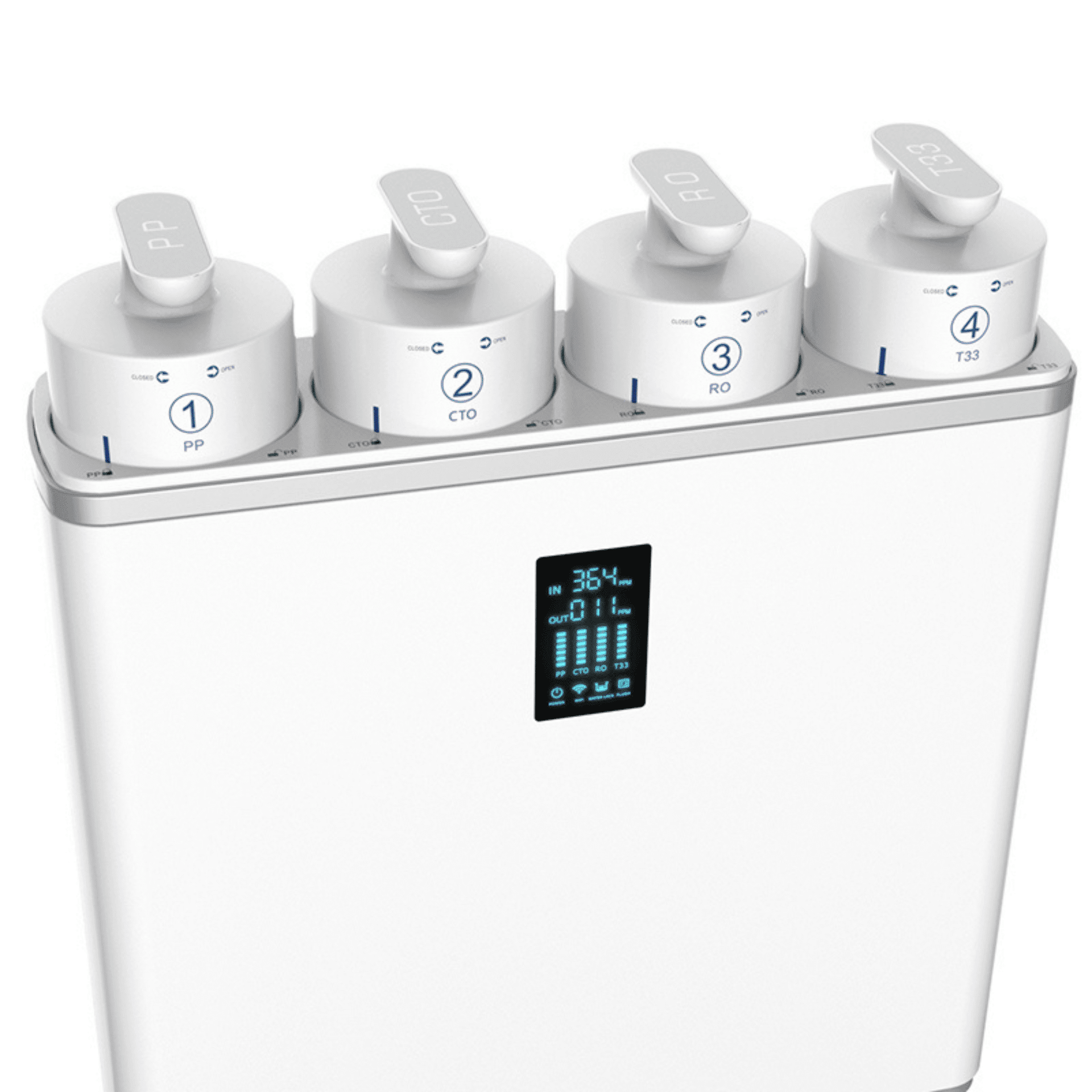 Echo Water Filter Tankless Reverse Osmosis 4-stage filtration