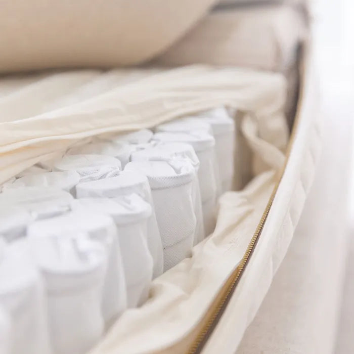 Organic Cotton Fabric + Fill: Only the purest, U.S.-grown organic cotton is used for a healthier sleep experience.