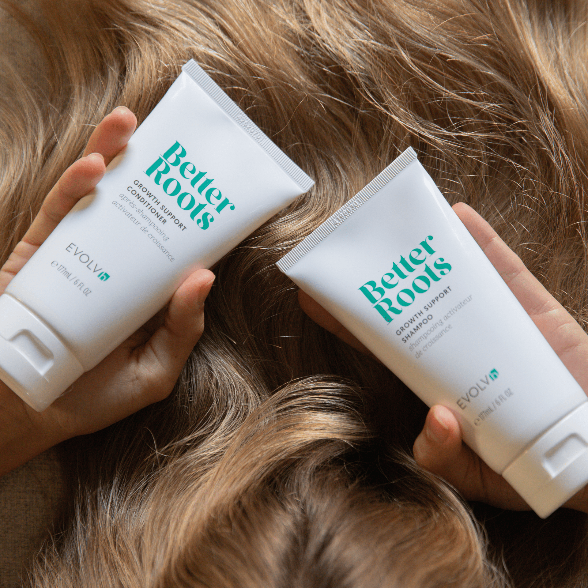 EVOLVh Better Roots Growth Support Shampoo and Conditioner Duo
