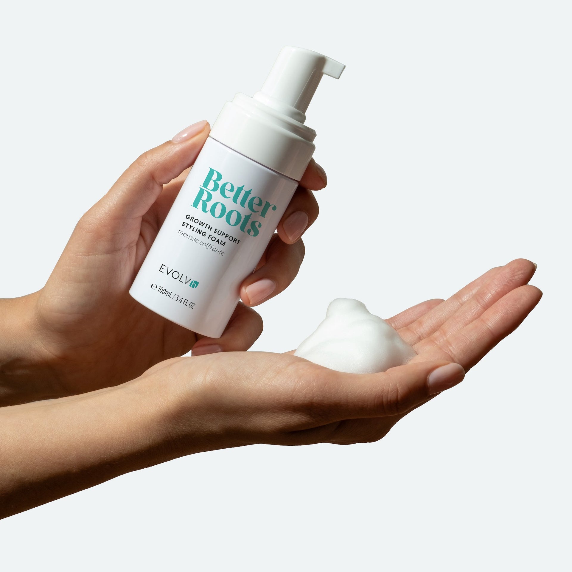 How to use EVOLVh NEW! Better Roots Growth Support Styling Foam