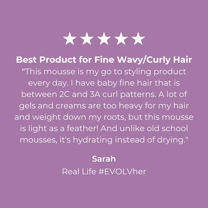 Evolvh InstaVolume Volumizing Mousse Customer Review