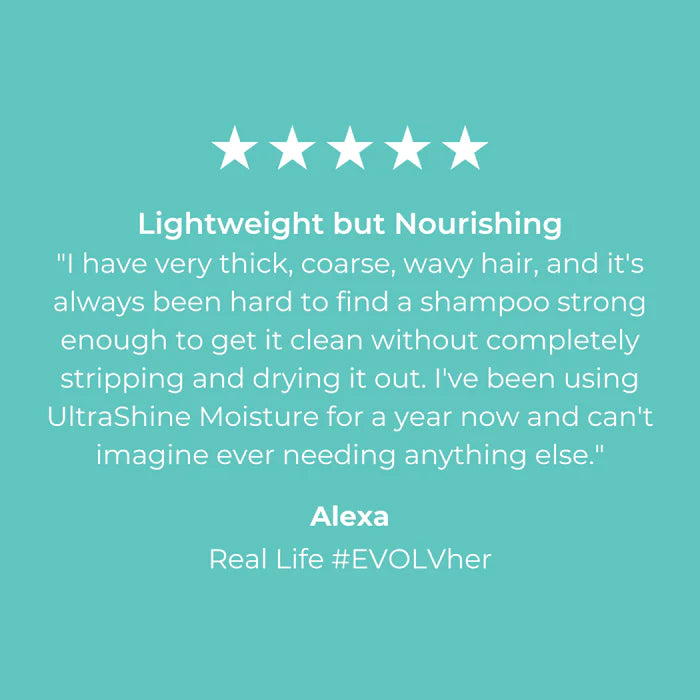 Evolvh UltraShine Moisture Shampoo Customer Review