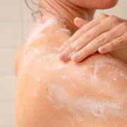 Applying 100% Pure French Lavender Shower Gel