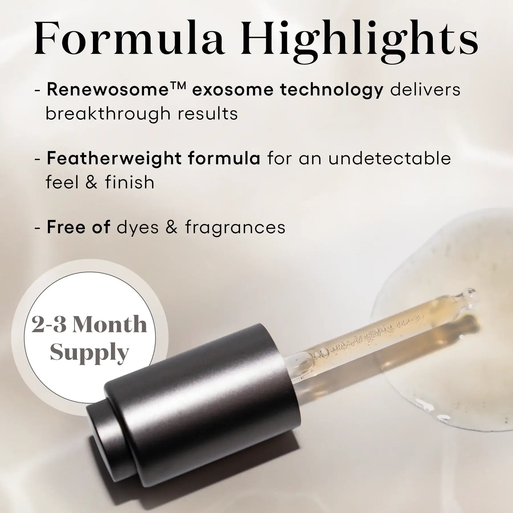 Plated Skin Science HAIR Serum -Formula Highlights