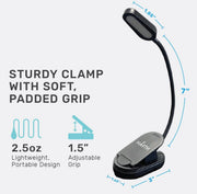 Design of HarthYourHome Reading Lamp - Low Blue Light - Amber Clip-On Study Light