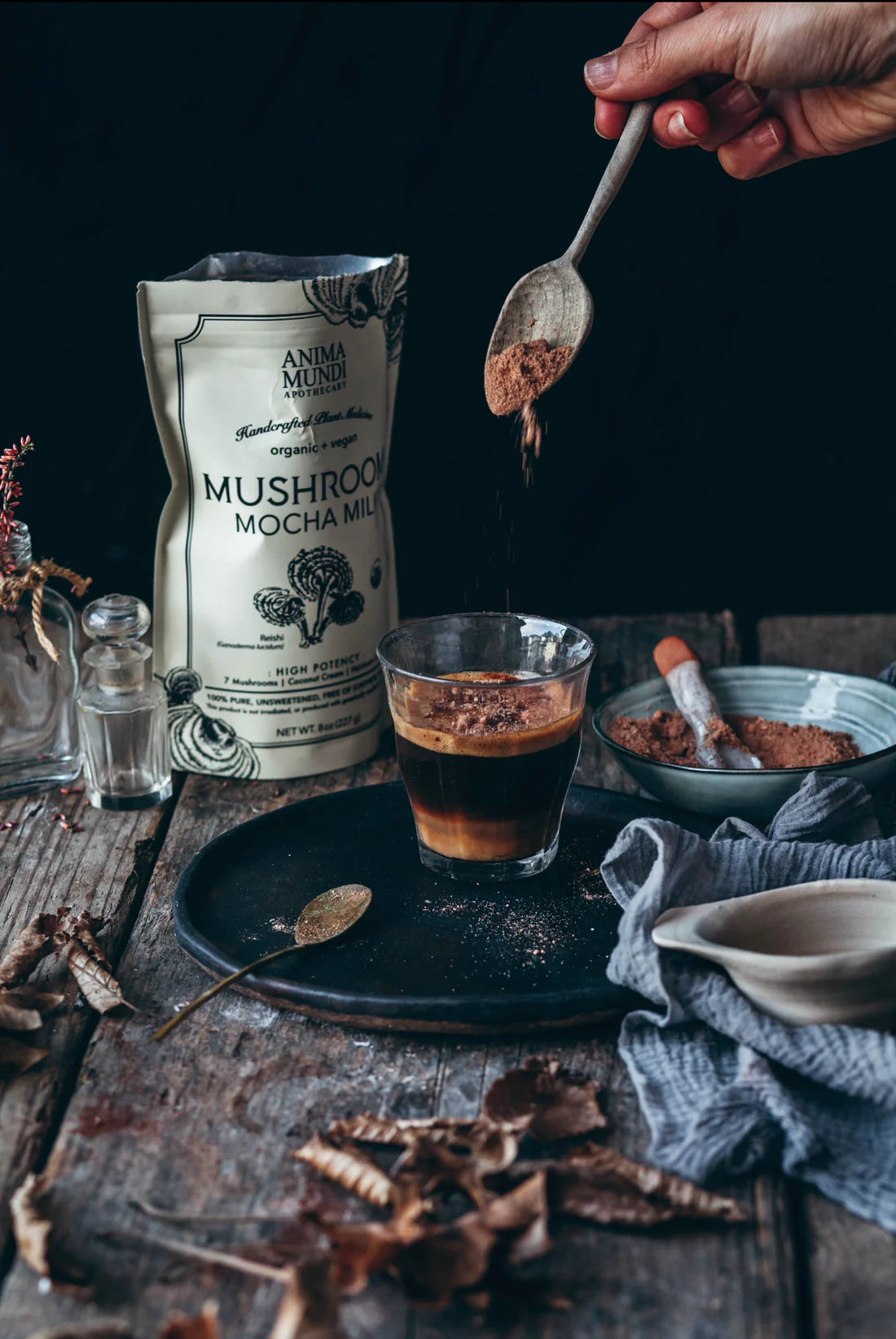 How to brew Anima Mundi MUSHROOM MOCHA MILK | Longevity Milk?