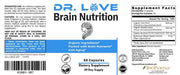 Supplement facts of Dr Love Brain Nutrition